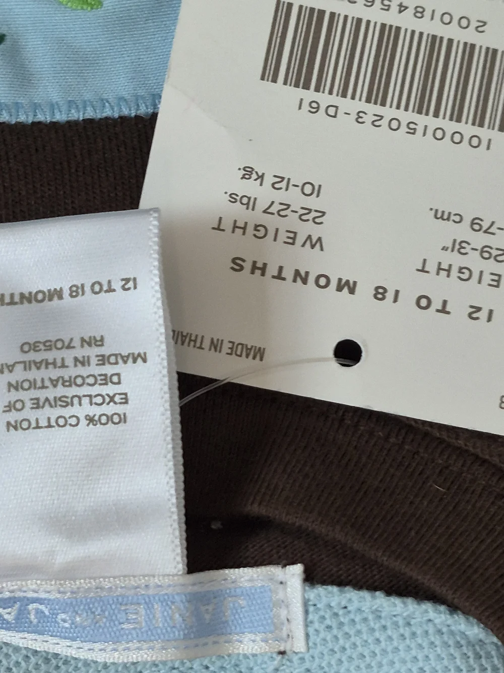 12 Pcs. Janie & Jack, NIKE, Carters, Oshkosh, Gymboree, Ralph Lauren. 3m-24m